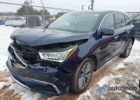 2017 Acura Mdx Technology Package из США, поврежденный, VIN 5FRYD4H54HB033190